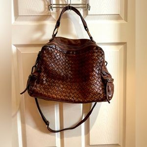 Italian brown leather bag